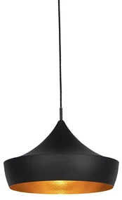 Lampada a sospensione scandinava nera oro - DEPECHE Paul