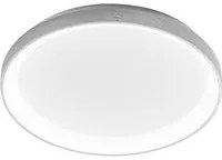 Plafoniera Moderna Krizia Alluminio Satinato Bianco 1 Modulo Led 38 W 3000 K