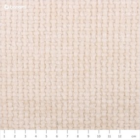 Letto beige imbottito con spazio contenitivo 160x200 cm Bellis – Micadoni Home