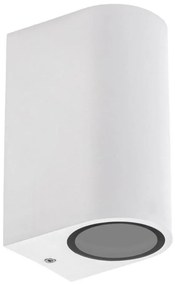 Applique da esterno PARETE 2xGU10/6W/230V IP54 bianca