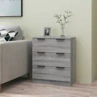 Credenza Grigio Sonoma 60x30x70 cm in Legno Multistrato cod mxl 12059