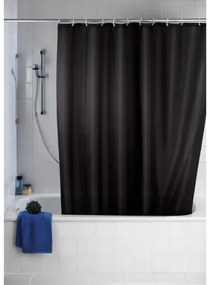 WENKO 20043100 - Tenda per doccia 180x200 cm nera
