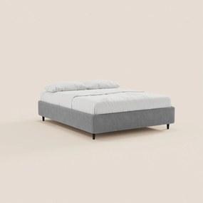 ERON letto sommier imbottito con vano contenitore in tessuto impermeabile certificato Oeko-Tex