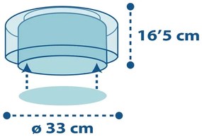 Dalber 60616 - Plafoniera per bambini POLICE 2xE27/60W/230V