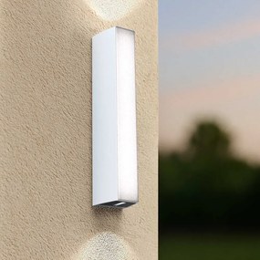 Applique Bidirezionale Bianca 12W CCT, IP65 da esterno - Serie FILO Colore Bianco Variabile CCT