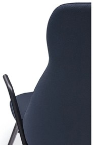 Poltrona blu scuro, altezza 114 cm Dins - Teulat