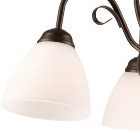 Lampadario a sospensione con catena ADELLE 3xE27/60W/230V