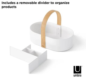 Organizzatore per bagno bianco Bellwood - Umbra
