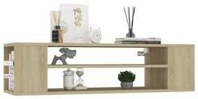Mobile porta tv sospeso rovere sonoma 100x30x26,5cm truciolato