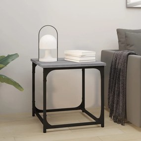 Tavolino Grigio Sonoma 40x40x40 Cm İn Legno Multistrato /