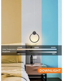 Immax NEO 07233L - Lampadario a sospensione con filo LED dimmerabile LITE OVALE LED/18W/230V Tuya + +TC