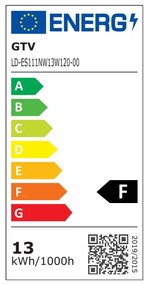 Lampadina LED GU10, 12,5 W - GTV