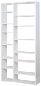 Libreria bianca 108x224 cm Valsa - TemaHome