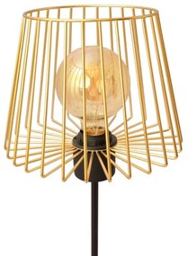 Lampada da tavolo TORRI 1xE27/15W/230V oro/nero