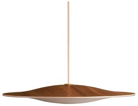 Piet Hein - Sinus-Wood 550P LED Candeeiro Suspenso Noce/Opale Piet Hein