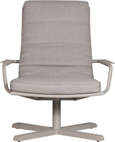 Sedia da giardino in metallo grigio chiaro Coosa - Exotan