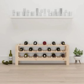 Portavini 109,5x30x42 cm in legno massello di pino