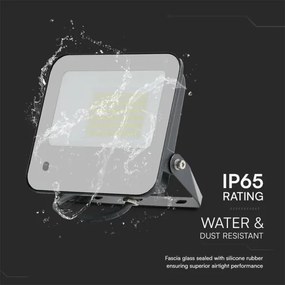 Proiettore LED RGBW dimmerabile LED/50W/230V IP65 grigio + TC