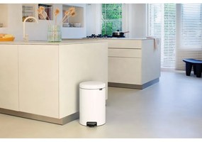 Bidone in acciaio bianco da 20 l NewIcon - Brabantia
