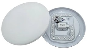Plafoniera LED con sensore di movimento LENA, LED/12W/230V, Ø 25,7 cm, bianca