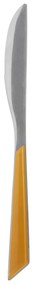 Coltello Mirror giallo in acciaio inox