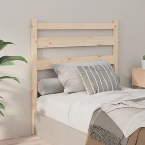 Testiera Per Letto 96x4x100 Cm İn Legno Massello Di Pino /