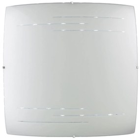 Lampadario Plafoniera Led Charme Coordinati Colore Bianco 60W Mis 55 x 55 cm