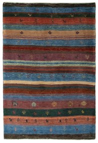 Gabbeh Tappeto 100x150 (Iran) Annodato A Mano