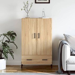 Credenza Rovere Sonoma 69,5x31x115 Cm İn Legno Multistrato /