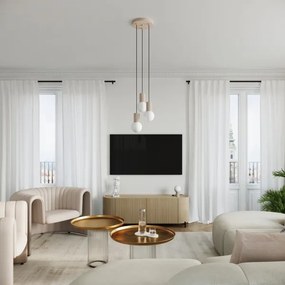 Sollux SL.1746 - Lampada da tavolo HALO 1xG9/8W/230V diametro 12 cm beige