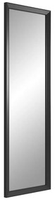 Specchio da parete con cornice nera, 47 x 147 cm Paris - Styler