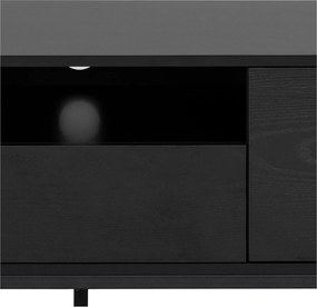 Mobile TV nero effetto frassino 140x45 cm Seaford - Actona