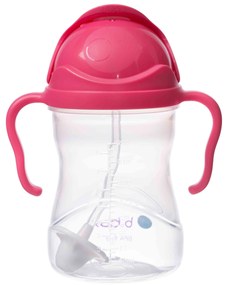 Tazza con cannuccia – lampone 240 ml