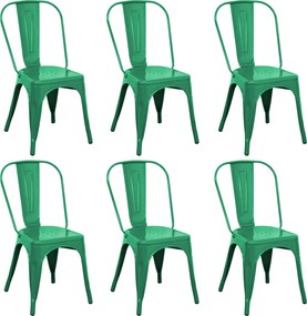 AGATHA - Set 6 sedie industrial