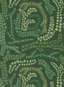 Harlequin Carta da parati Fayola - Fig Leaf/ Clover