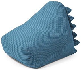 Pouf a sacco per bambini blu con rivestimento in velluto a coste Snug 80 Dragon – SLOWDOWN