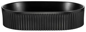 COMAD BEYOND 5 BLACK (E-6564) - Lavabo da appoggio BEYOND 48x32,5 cm nero