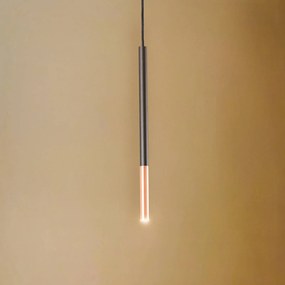 Euluna Thalassa lampada a sospensione a 1 luce G9 nero/rame