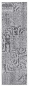 Passatoia grigia 80x240 cm Chappe Light Grey - Elle Decoration