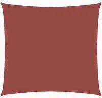 42307 Sunshade Sail Oxford Fabric Square 3,6x3,6 m Terracotta