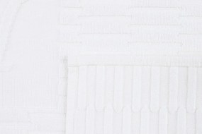 Asciugamani e teli da bagno in cotone bianco in un set di 4 pezzi Linda - Foutastic