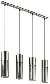 GLOBO 21000-4HN - Lampadario a sospensione con filo ANNIKA 4xE27/25W/230V cromo