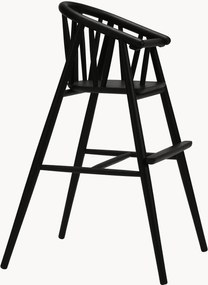 Sedia alta per bambini in legno di quercia fatta a mano Saga