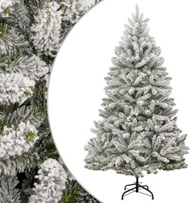 Albero Natale Artificiale Incernierato Con Neve Fioccata 300 Cm /