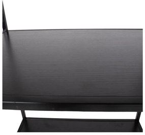 Libreria nera in frassino 51x170 cm Vita - House Nordic