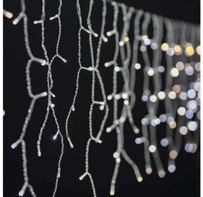 Nedis WIFILXC04W250 - Tenda natalizia LED 240xLED/11 funzioni 8m IP65 Wi-Fi Tuya