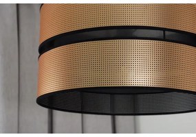 Duolla - Lampadario a sospensione con filo COPPER SHINY 1xE27/15W/230V diametro 40 cm rame/nero