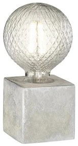 WOFI 8213.01.50.7000 - Lampada da tavolo BROAD 1xE27/10W/230V calcestruzzo