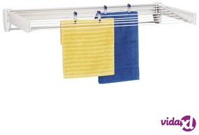 Leifheit Stendino da Parete Telegant Plus 100 Bianco 83100