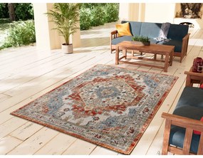 Tappeto per esterni arancione e beige 160x230 cm Luna Rust - Universal